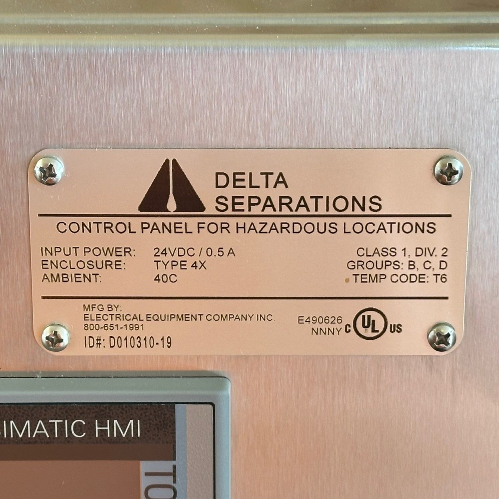 (Brand New) Delta Separations CUP-30 Cold Ethanol Extraction System