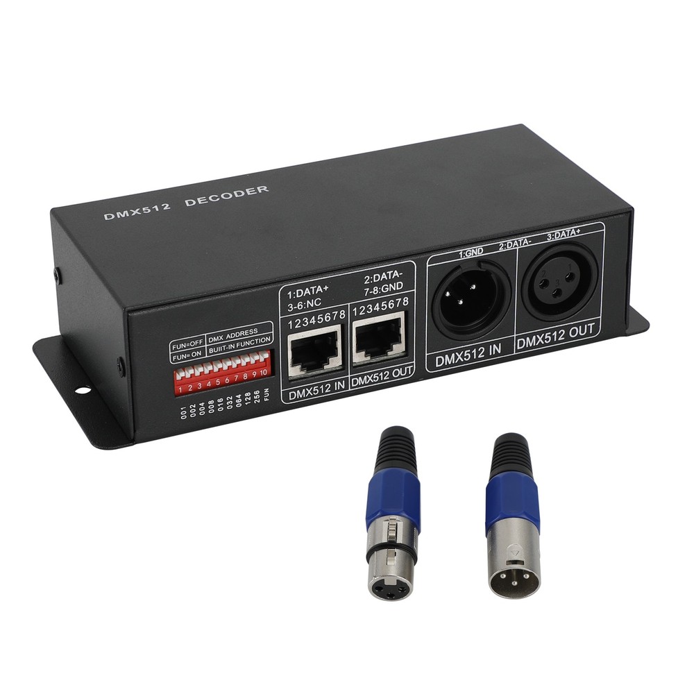 LED RGB Controller 3x8A Decoder With Digital Display 3 Channel DMX512-3CH #8