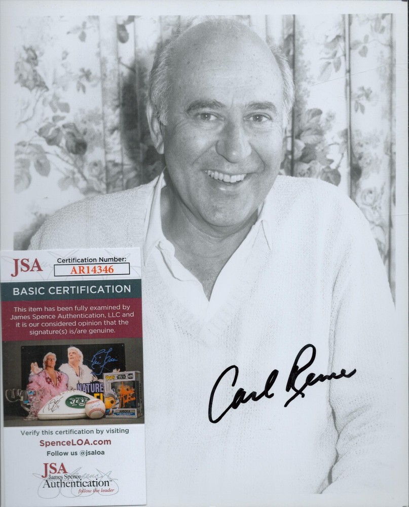 Carl Reiner Autograph JSA Cert Number AR14346