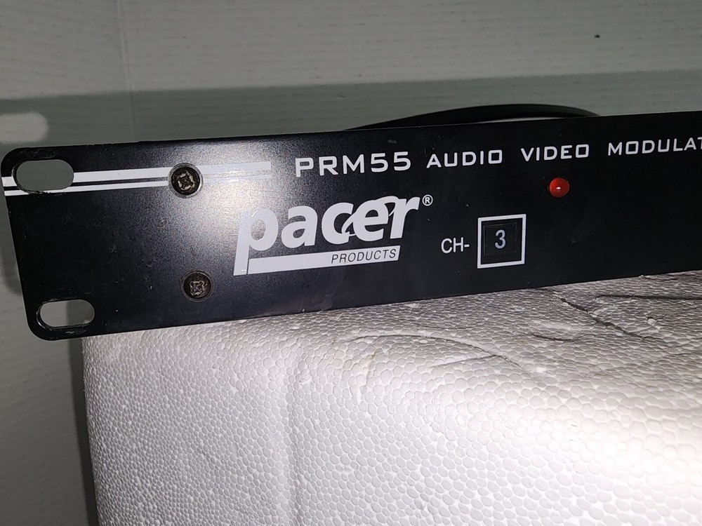 Pacer PRM55 Audio/ Video Modulator Channel Rackmount