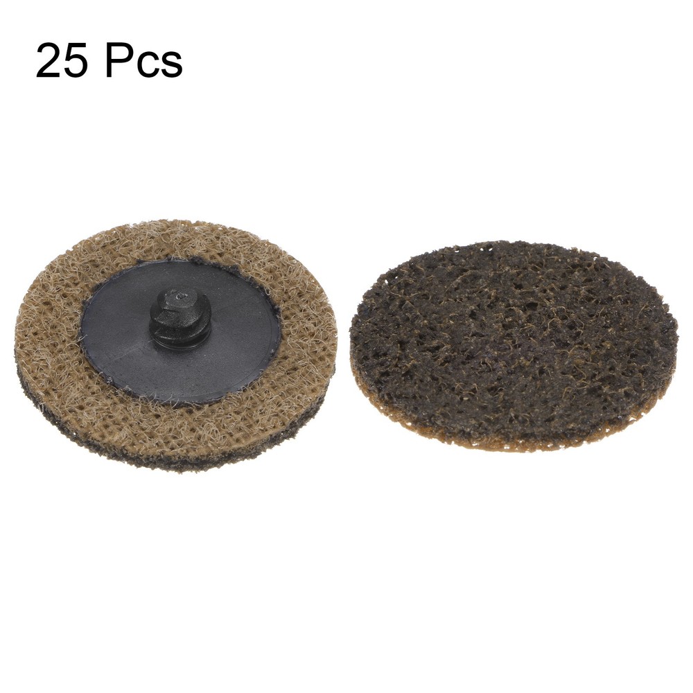 25pcs 2" 80 Grit Quick Change R-Type Sanding Discs Nylon