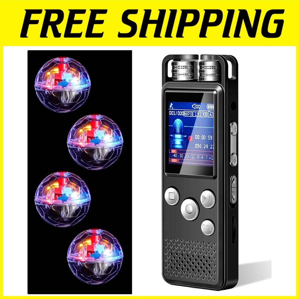 5 Pcs EVP Recorder Ghost Hunting Kit + Interactive Cat Balls