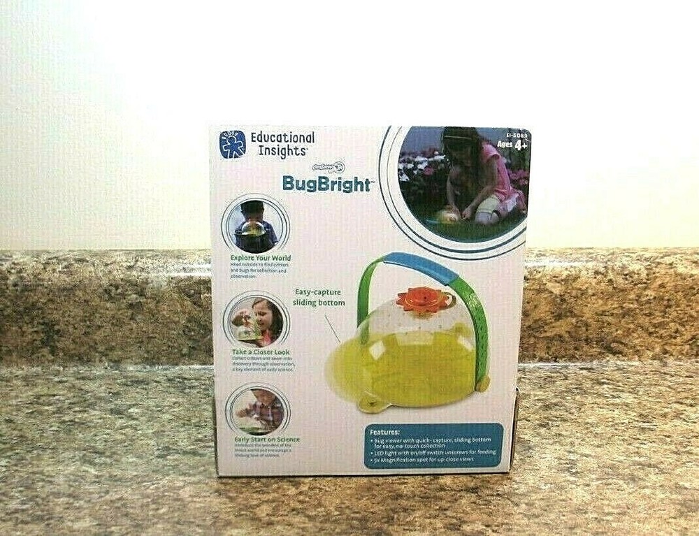 Educational Insights GeoSafari Jr. BugBright Light Up Bug Chamber NEW