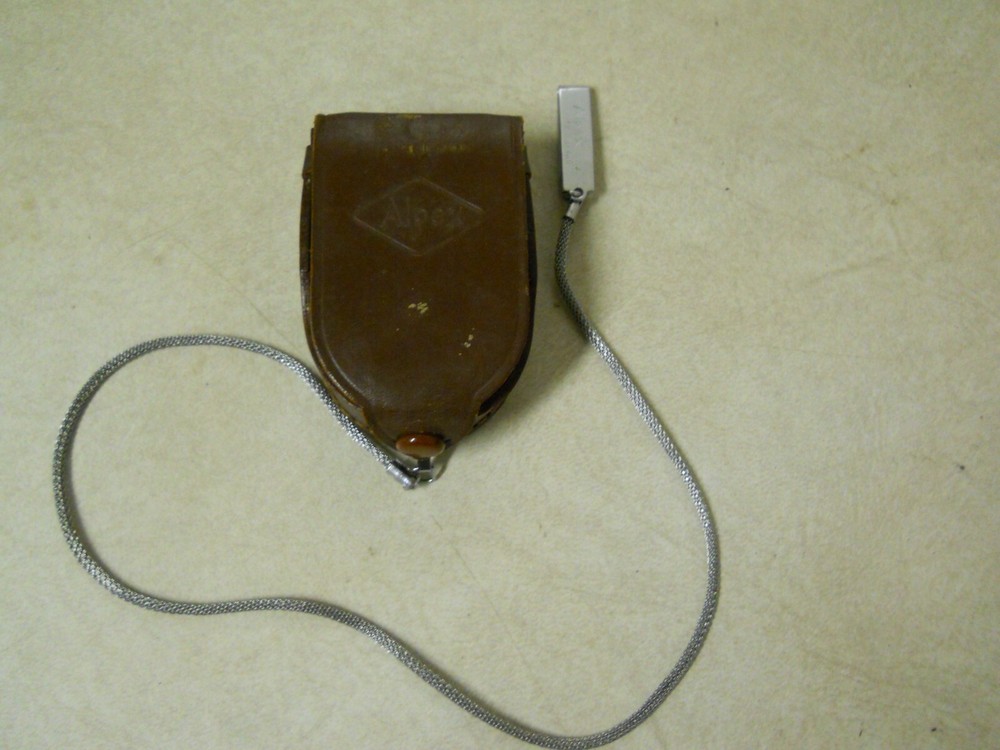 Alpex 661707 Exposure Meter In Leather Case with Chain