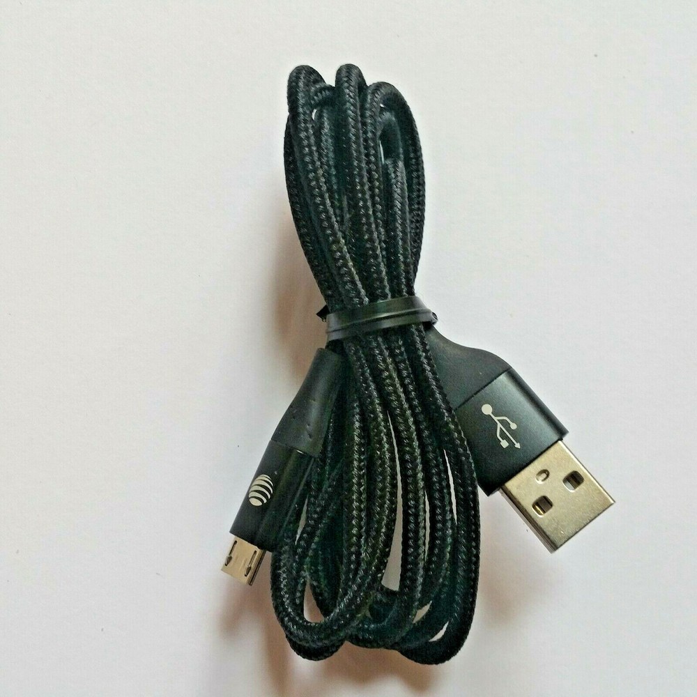 AT&T 4ft Charge Sync Braided Cable Micro USB Brand NEW