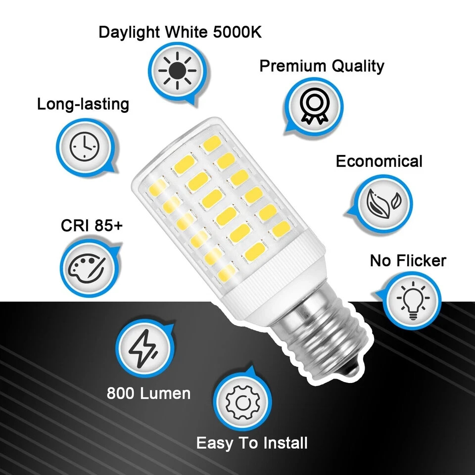 Freezer Light Bulb Replacement Kei D28a Kel 2811 E17 Led Bulb Intermediate Ba