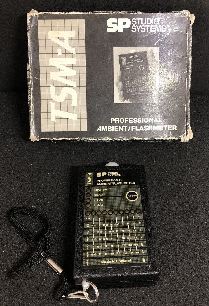 Vintage Camera Flash Meter TSM-A SP Studio Systems England Ambient Flashmeter