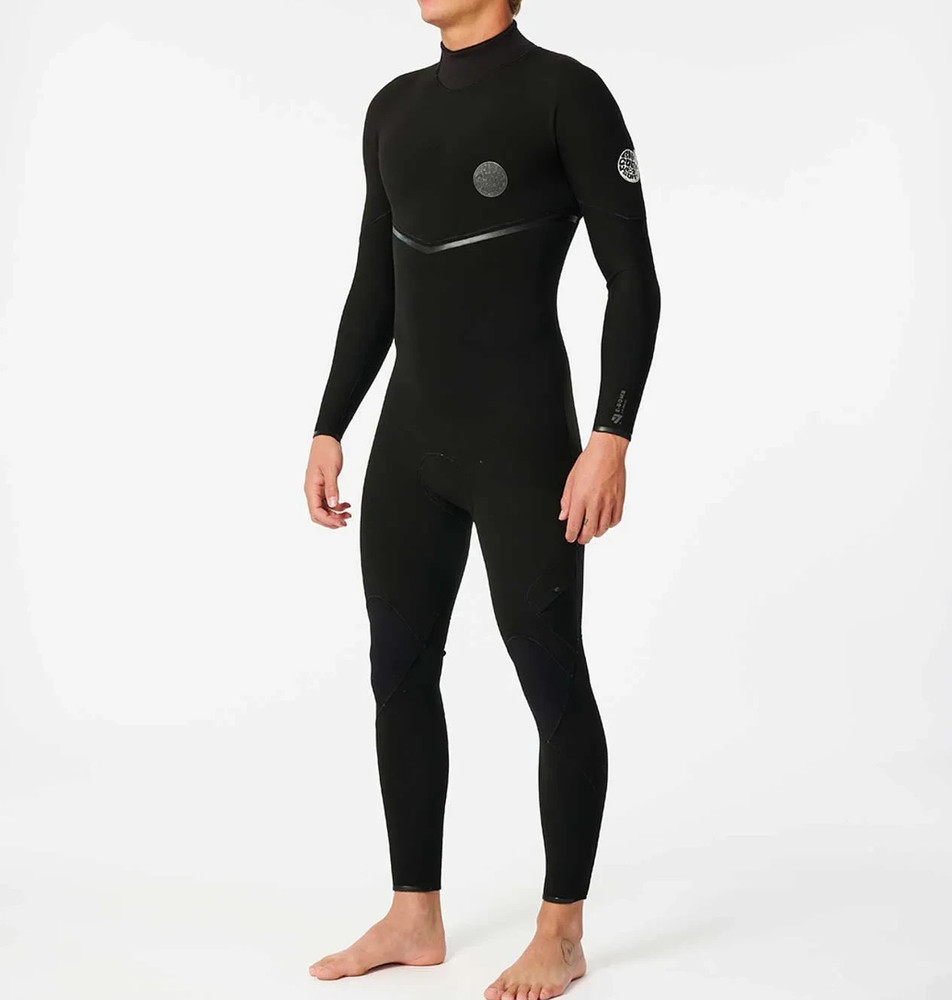 RIP CURL 4/3 E7 E-BOMB Men's Back-Zip Wetsuit - Black - Small - NWT - LAST ONE