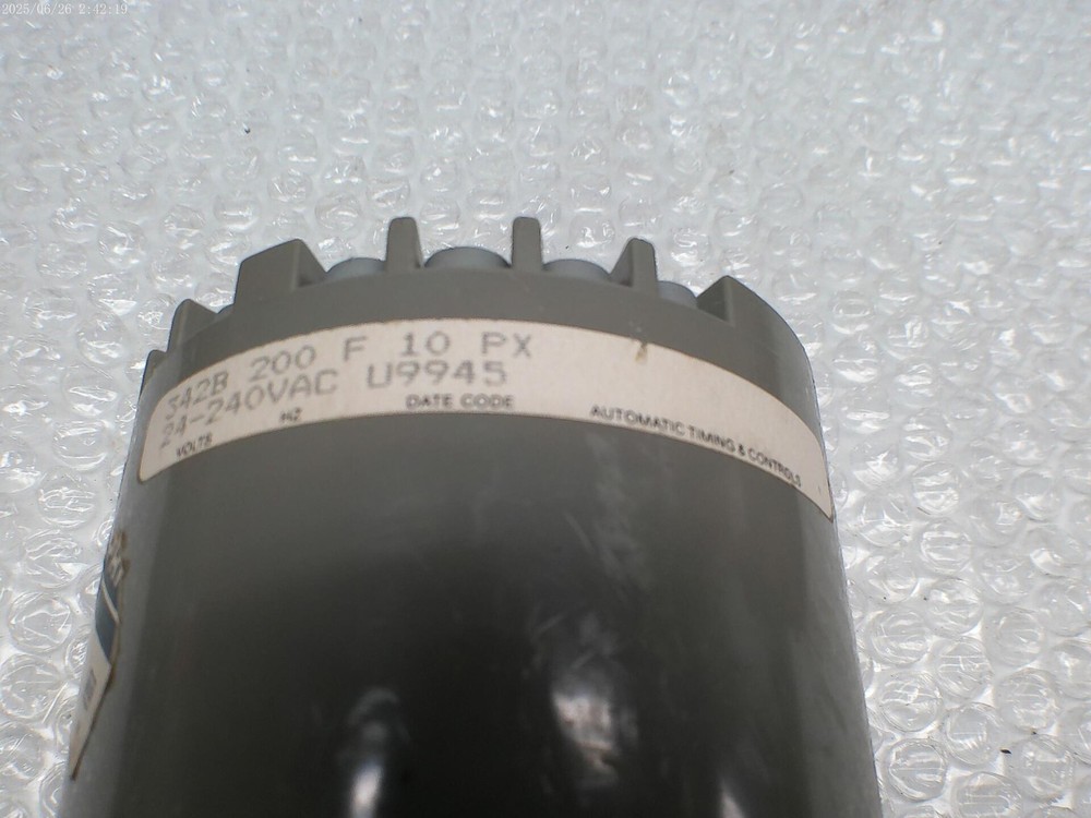 AUTOMATIC TIMING & CONTROLS 342B200F10PX TIMER UNMP