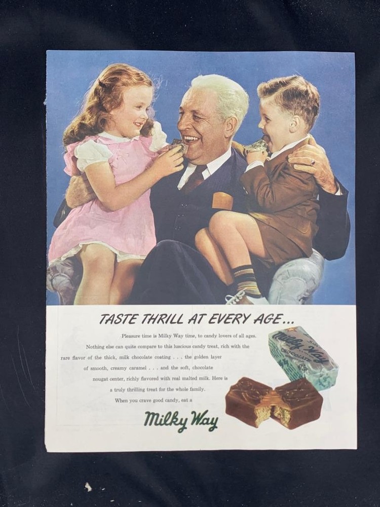Magazine Ad* - 1948 - Milky Way Candy Bars - (#4)