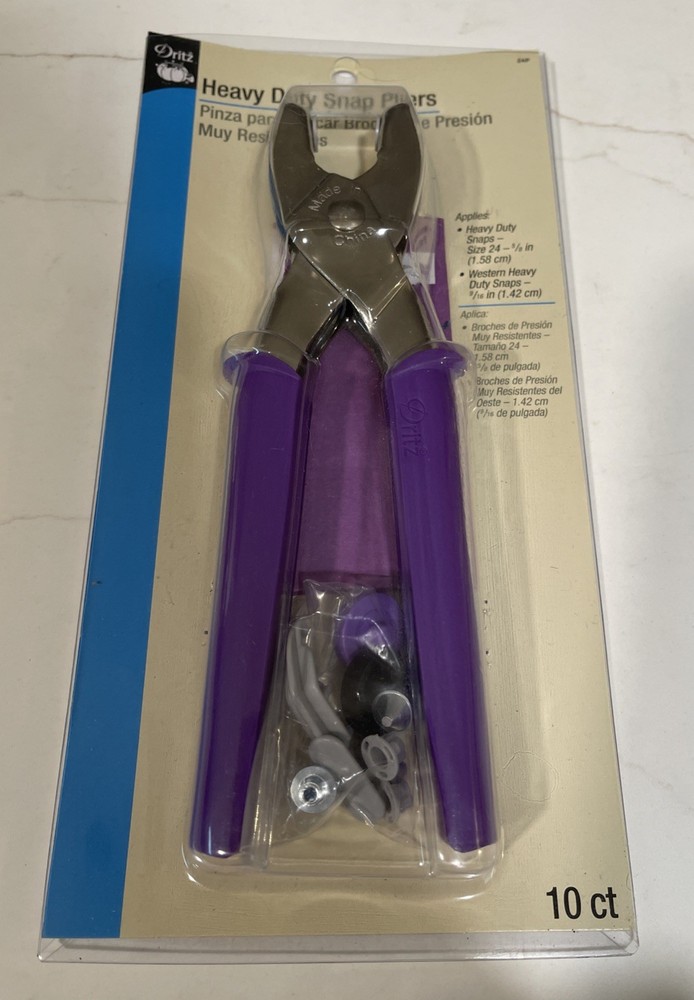 Dritz Heavy Duty Snap Pliers - NIB