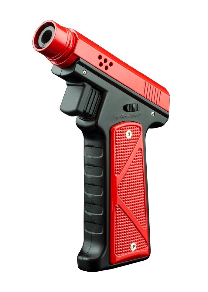 Jetline Protection Single Flame Lighter (Red)