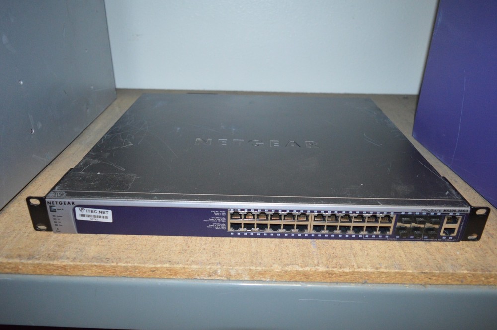 Netgear ProSAFE M5300-28G3 24-Port Gigabit Layer 3 Managed Stackable Switch