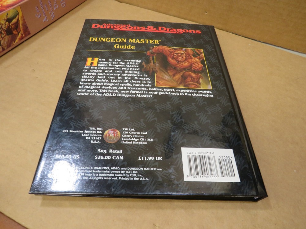 AD&D: Dungeon Master Guide - TSR 2160 - Hardcover