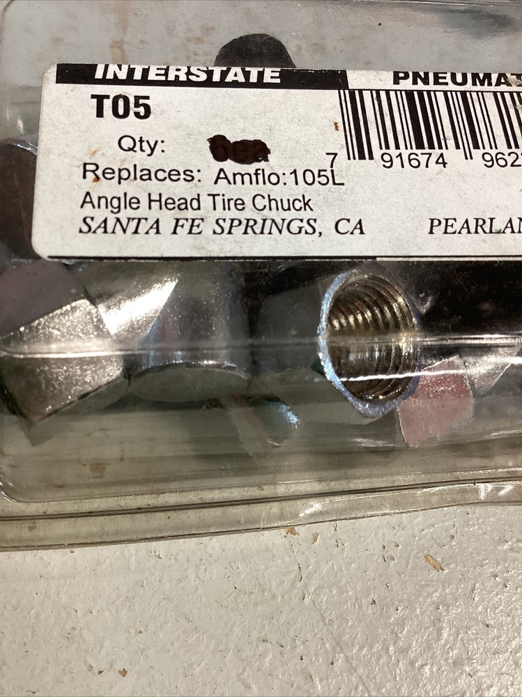 2 Parker Interstate Angle Head Tire Chuck #T05