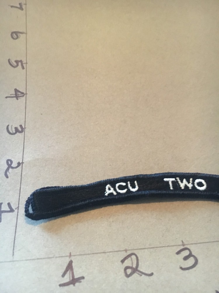 US NAVY SHOULDER STRIP TAB rocker Patch ACU Two