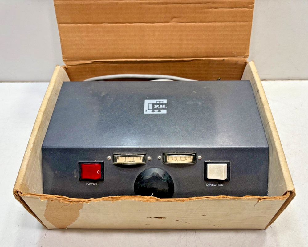 P.H. HOBBIES PS6, 6 AMP 120VA "G SCALE MODEL TRAIN POWER SUPPLY/TRANSFORMER