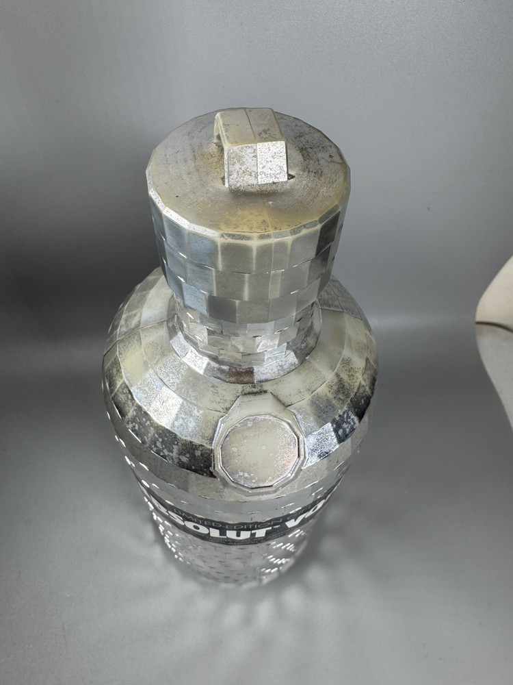 Absolut Vodka Limited Edition Mirror Bottle Gift Pack – Empty Display Case