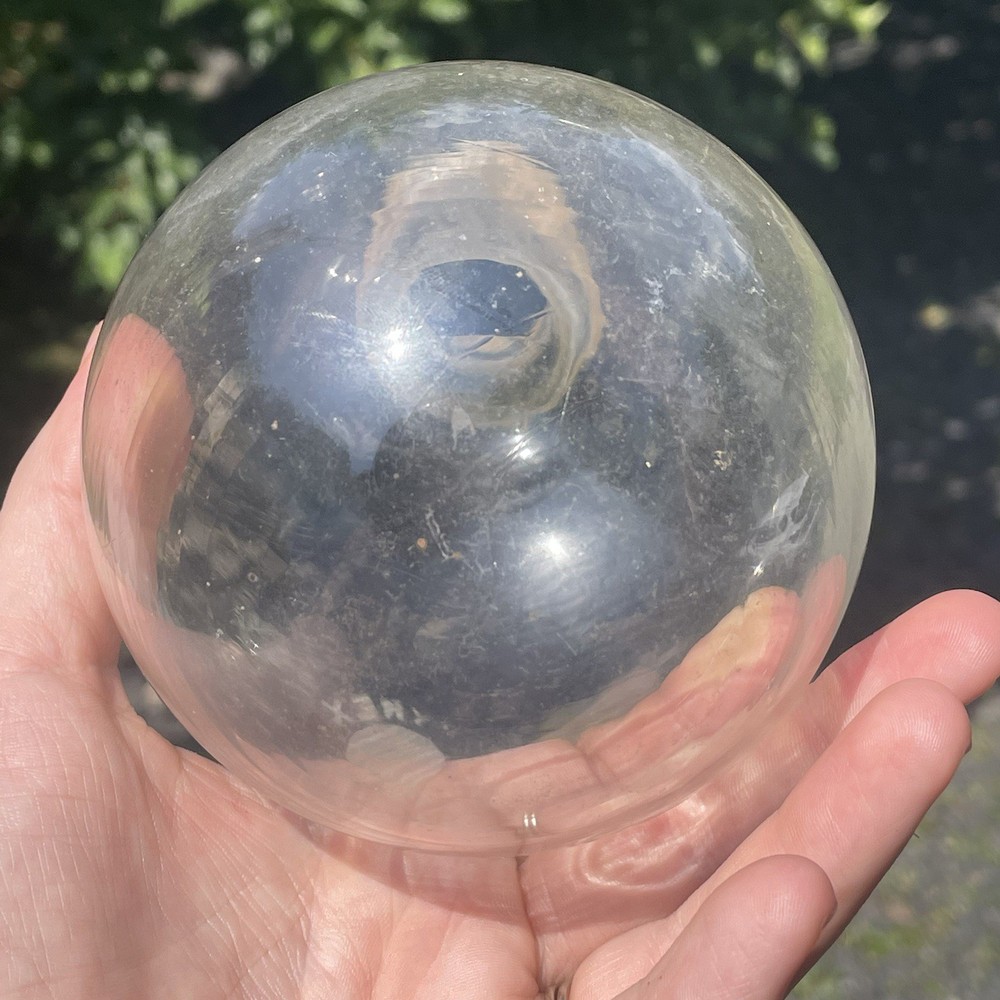 20th C Corning Pyrex Round Bottom Potion Beaker Laboratory Bottle Science 500 Ml