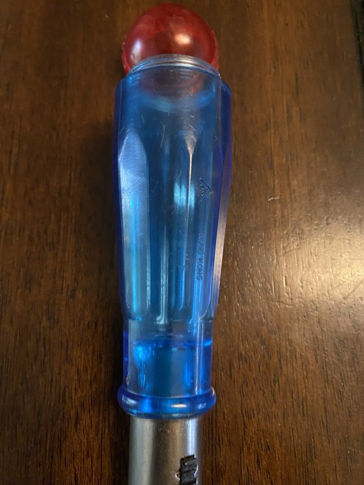 Vintage Ratcheting / Reversible Multi Bit Storage Handle Screwdriver - 7 Pc.