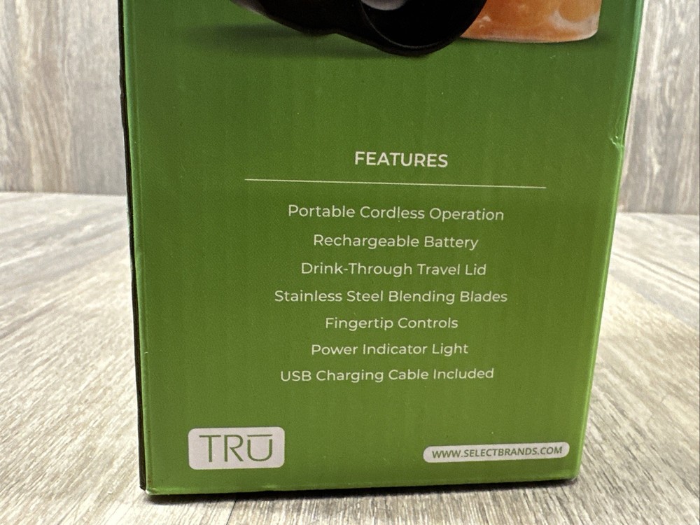 Trū Cordless Portable Personal Blender