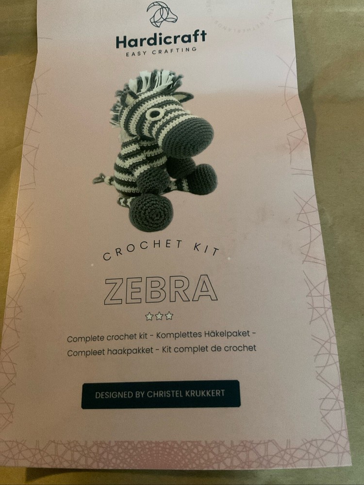 Handicraft Zebra Crochet Kit