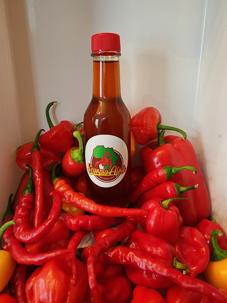 African Infused Hot Pepper Oil, 5oz