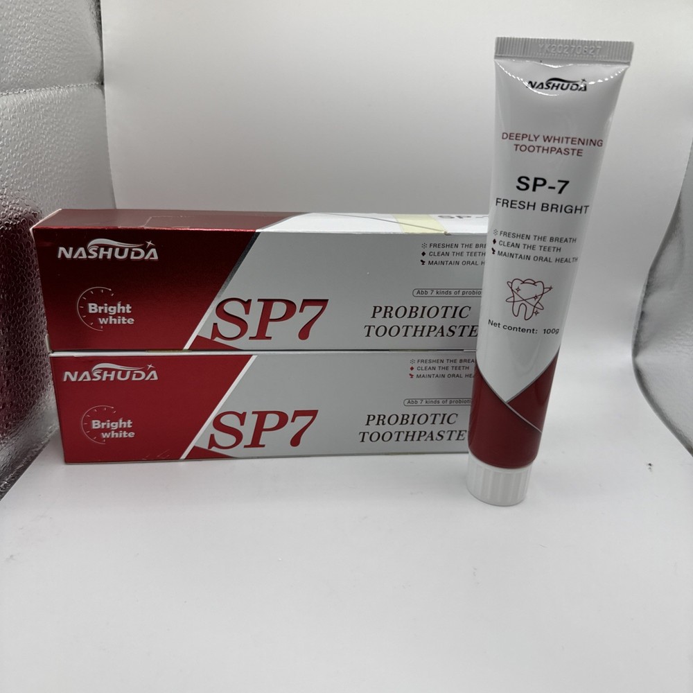 2X Nashuda SP7 Probiotic Toothpaste- New! Great Price!