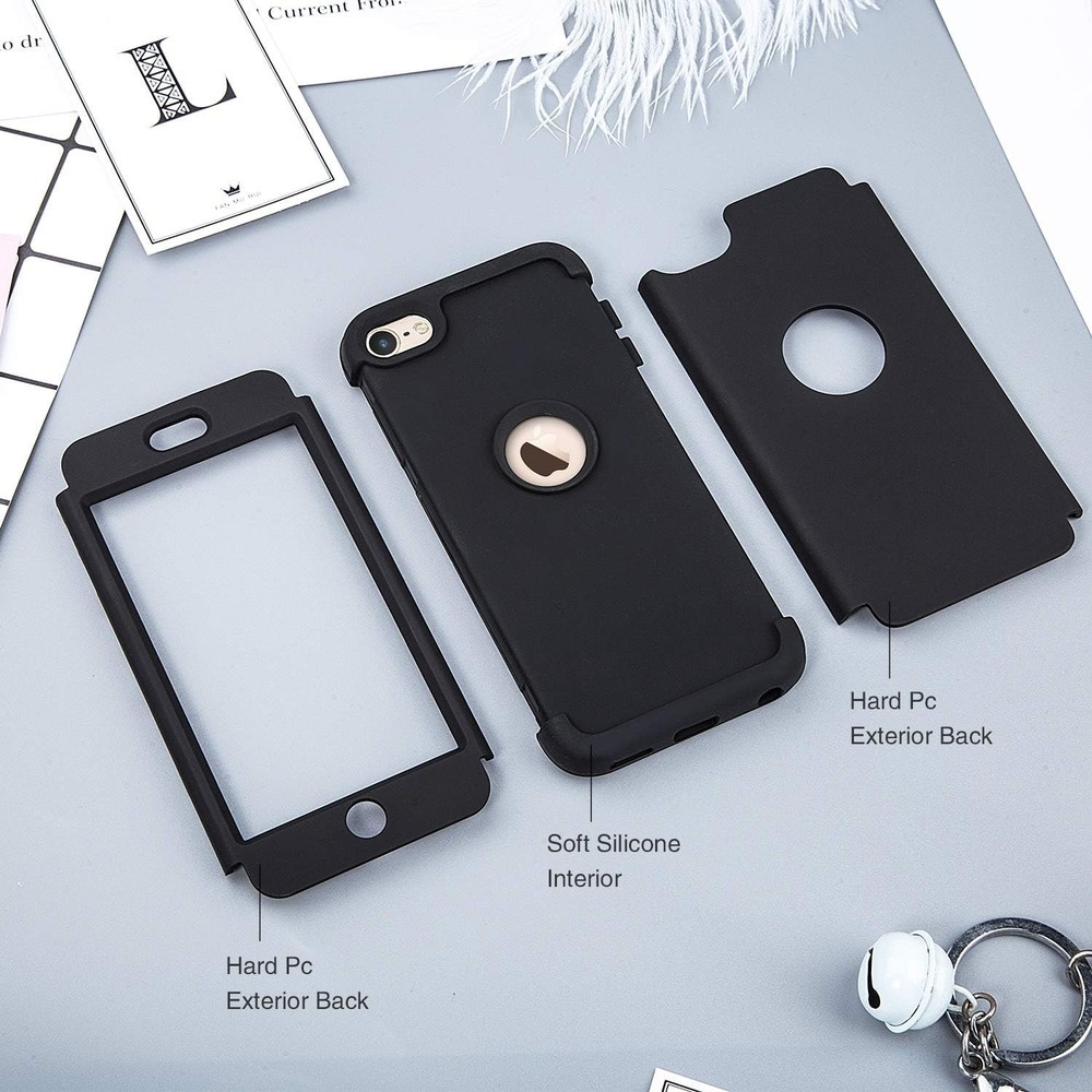 Stylish 3-Layer iPod Touch Case with Screen Protectors – Maximum Protection