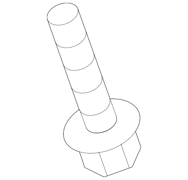 Genuine Audi Steering Column Mount Bolt N-906-823-02