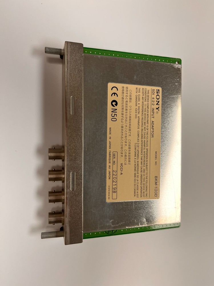 Sony BKM-120D SDI 4:2:2 Input Card