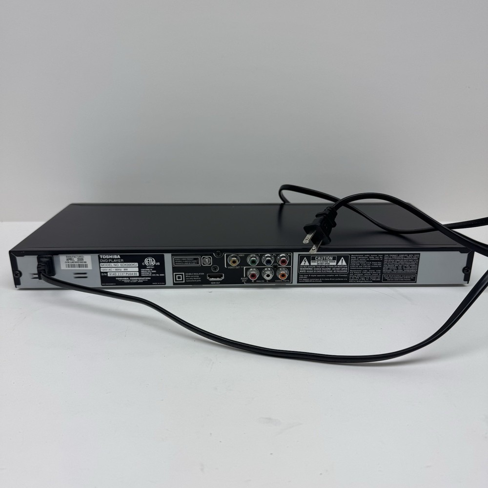 Toshiba DVD Player Model SDK990KU With Remote Control Tested