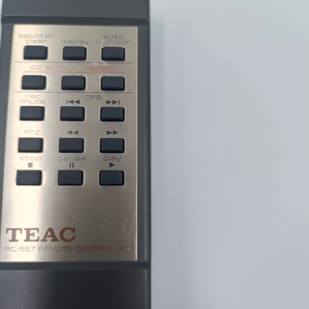 TEAC RC-557 Remote Control for V-8030S V-6030S Cassette Deck Tested Used