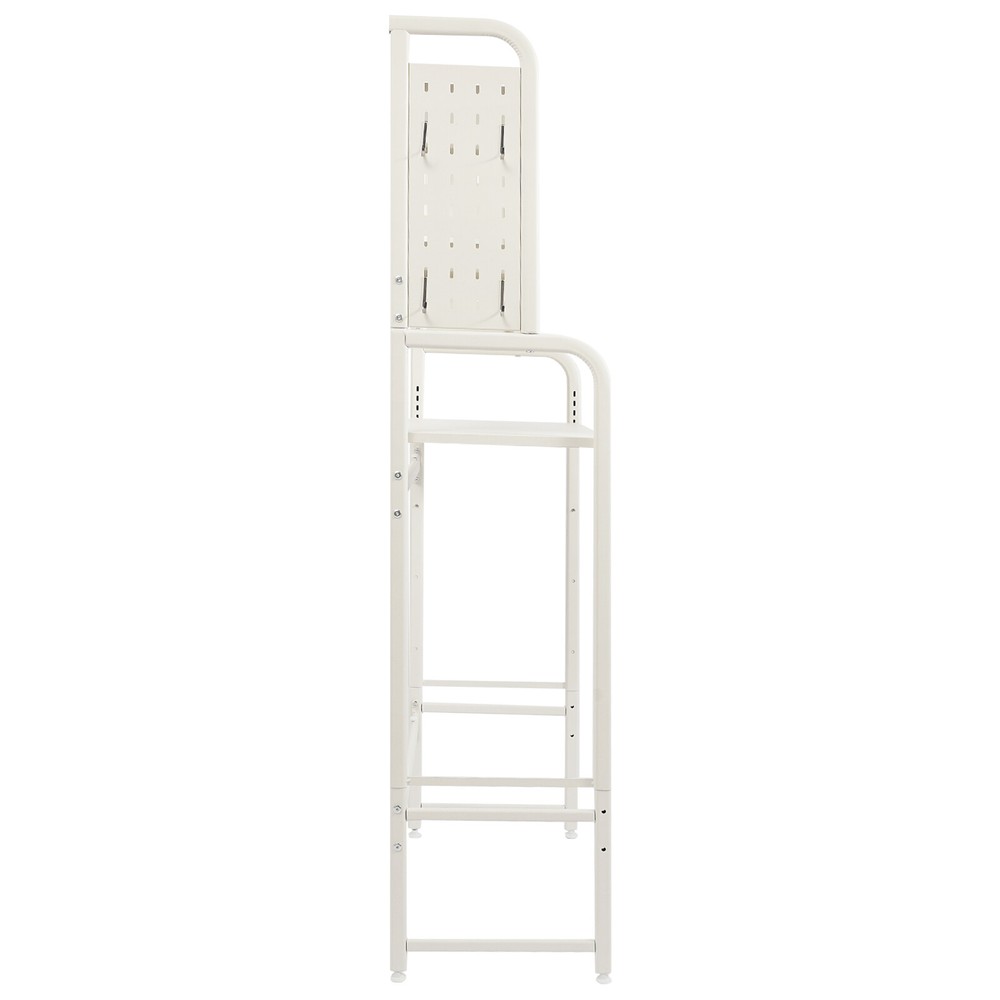 Adjustable Laundry Room Shelf Expandable Over Washing Machine Storage Rack