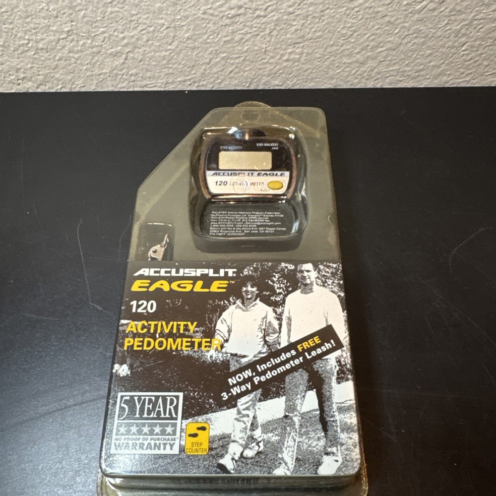 Accusplit Eagle AE180 Activity Meter - Pedometer - New - Sealed