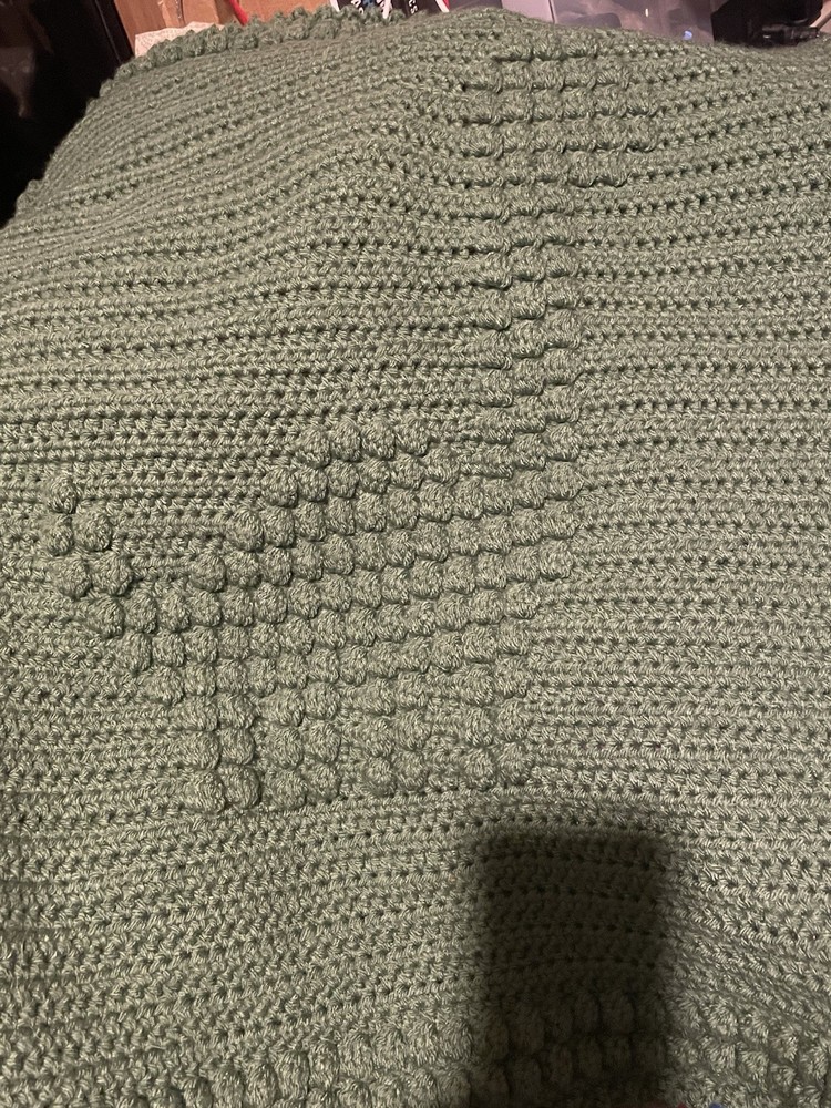 Green Dinosaur Baby Blanket