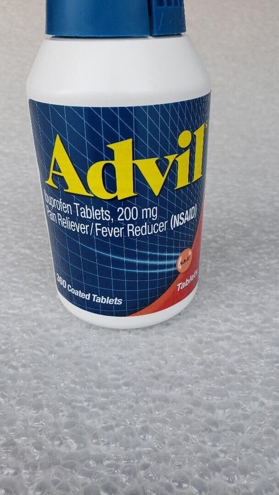 360 Advil Coated Tablets 200 Mg Pain Reliever