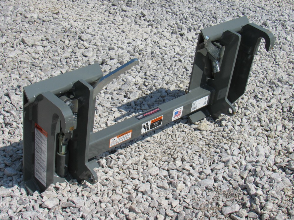 Global Euro Quickie Tractor Loader to Skid Steer Quick Attach Adapter Conversion