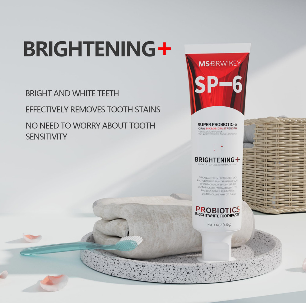 MSDRWIKEY 3-Pack Toothpaste Bundle | SP-6 Whitening & Cooling & 7-Pro