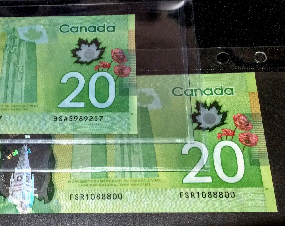 ERROR Unique Blue Green Tint Coloring on Back only 🍁 Canada 2012🍁 BCS CERT
