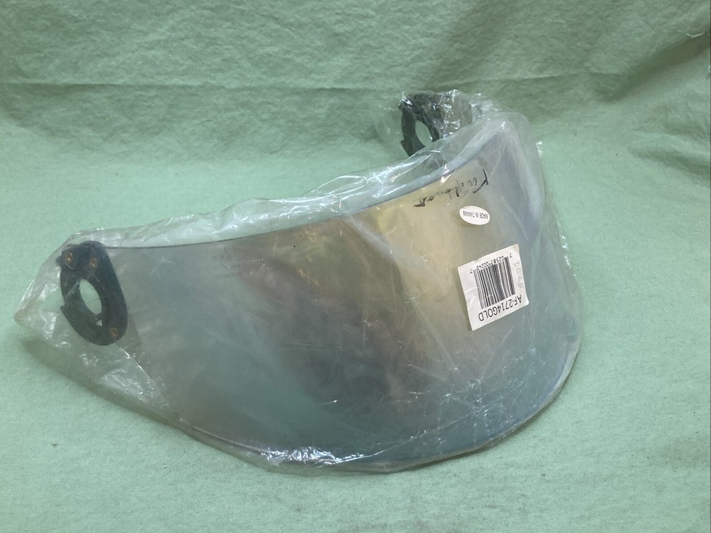 NEW FULMER AF-2714 GOLD VISOR