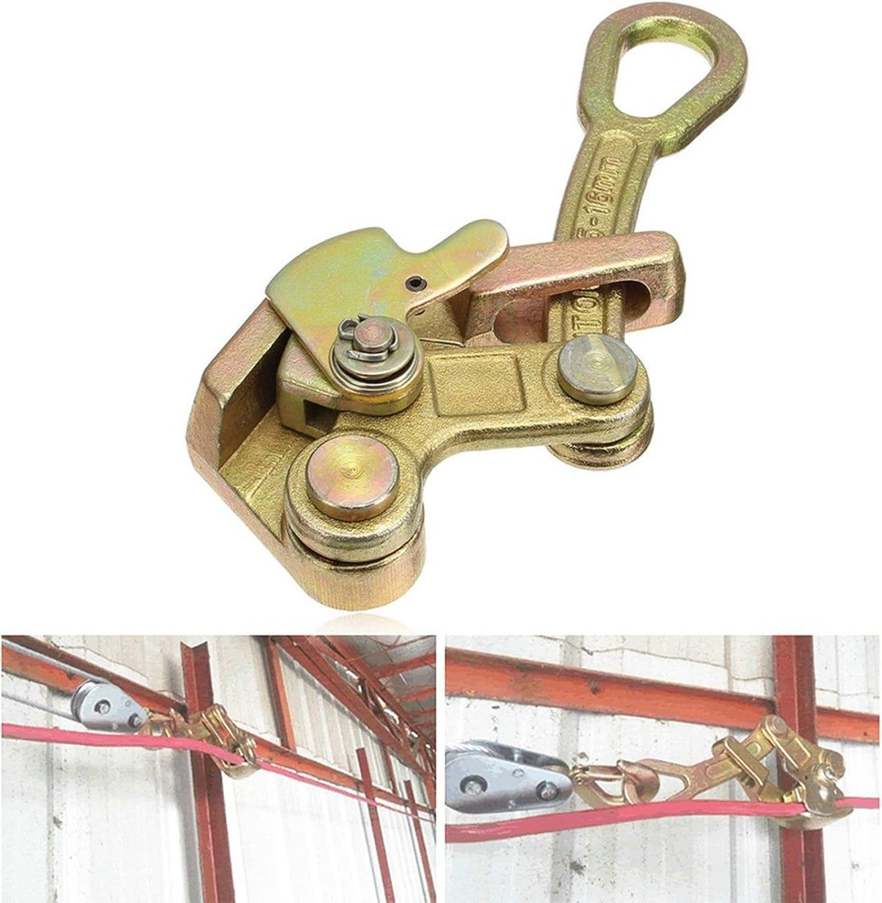 Cable Grip Wire Gripper Steel Cable Puller Tool for Wire Rope,Pulling 2204 Lbs(1