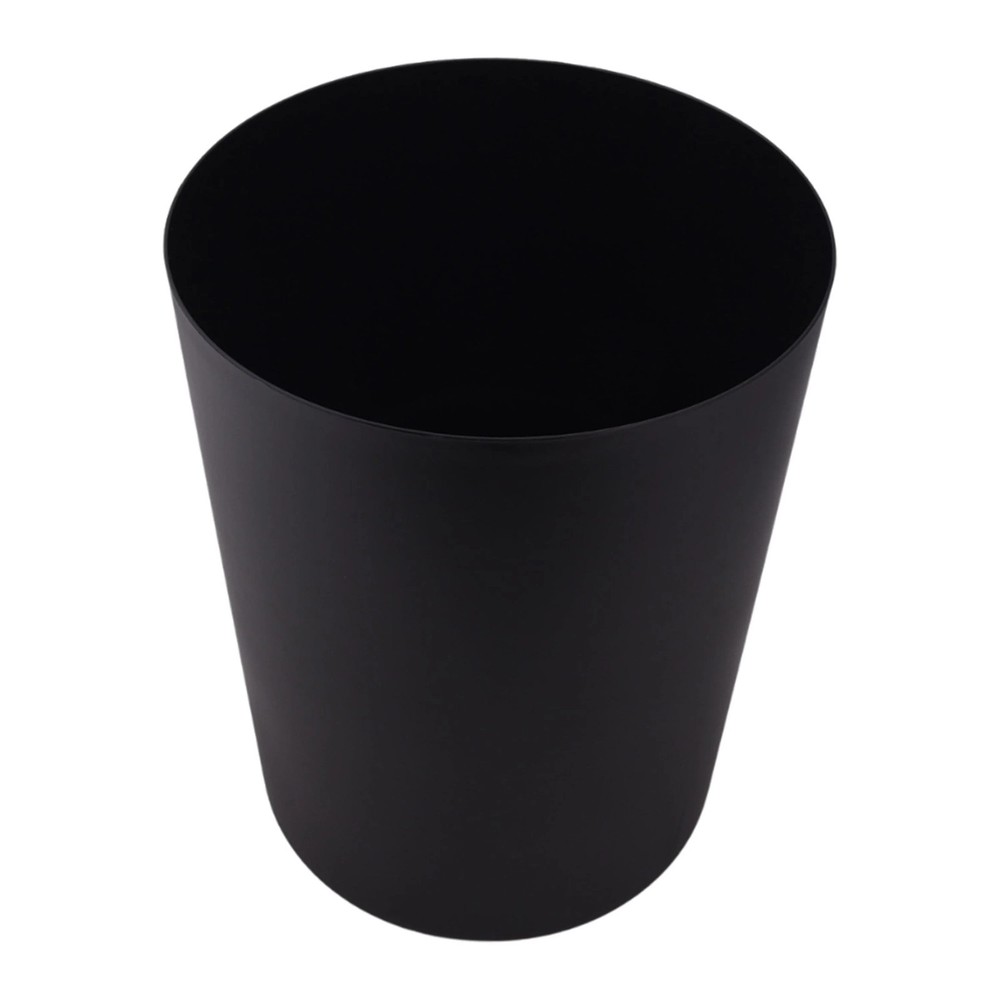 2 pack Mainstays Bathroom Trash Can, 5 Gallon Plastic Garbage Bucket Black