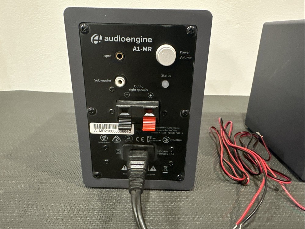 Audioengine A1-MR Desktop Speakers Gray