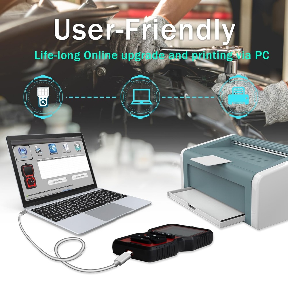 OBD2 Scanner Code Reader Car Diagnostic Tool Engine Fault Check After 1996