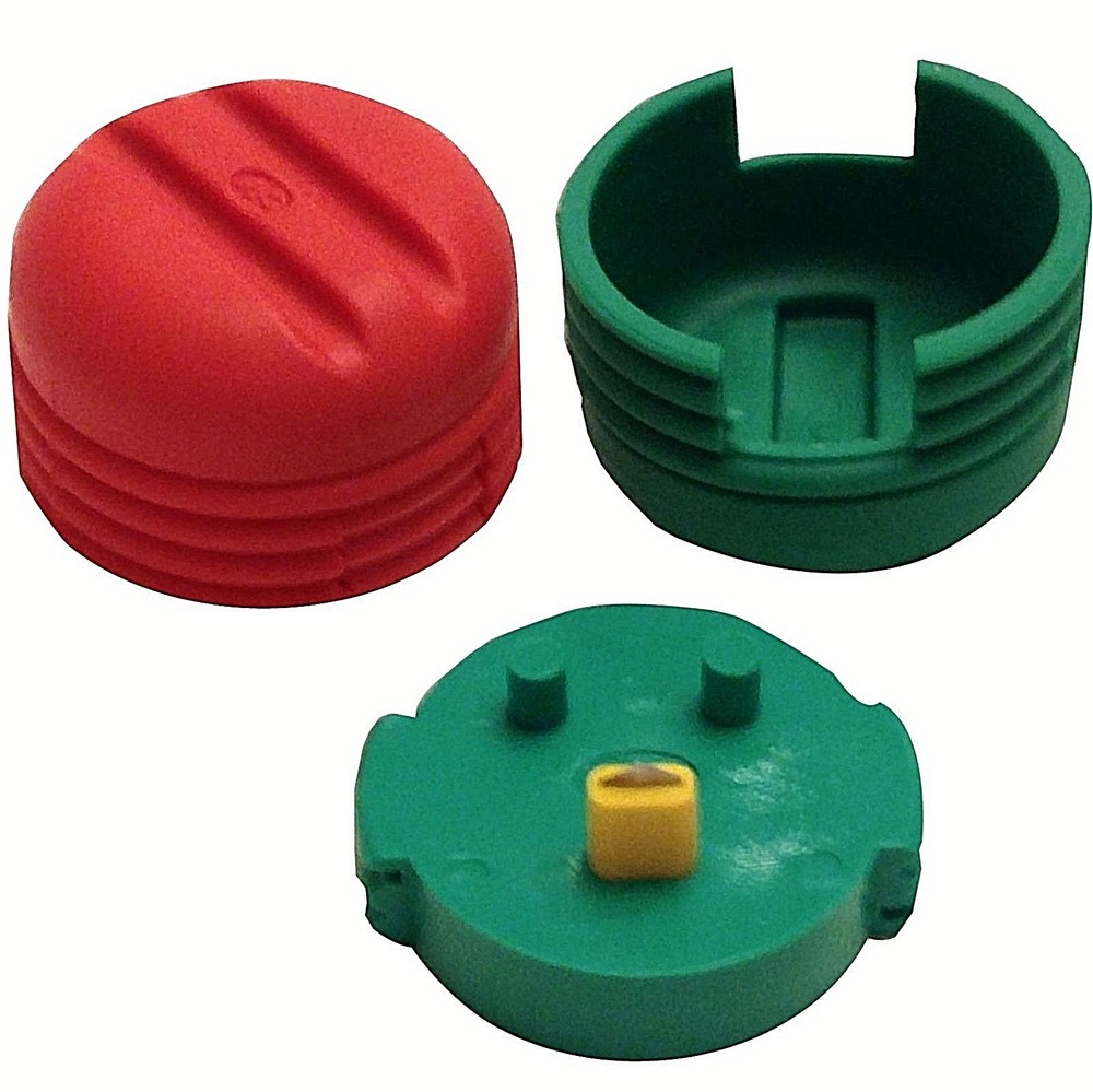 New Creative Memories Custom Cutting System Replacement Blades Red Green