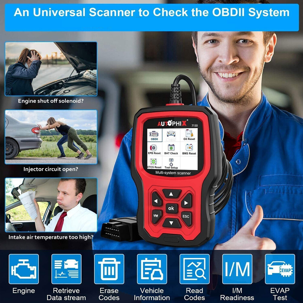 AUTOPHIX ALL SYSTEM CAR DIAGNOSTIC SCAN TOOL OBD2 SCANNER For Ford CODE READER