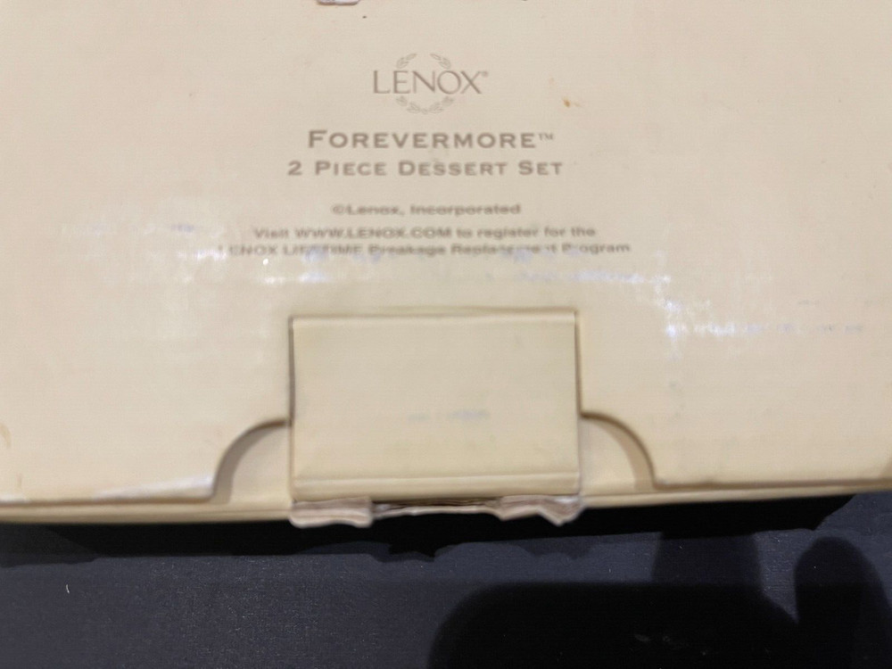 Lenox Forevermore 2-Piece Dessert Set / Wedding Cake Knife & Server Set
