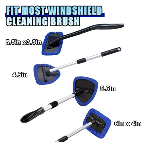 7 Pack Microfiber Cloths, Replaceable Car Inside Windshield Cleaning Tool