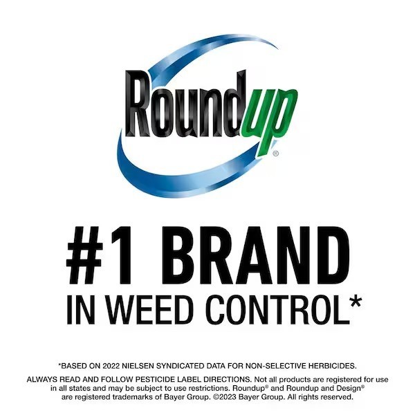 Roundup Weed and Grass Killer4 Concentrate, 64 oz. Hose End Sprayer Application